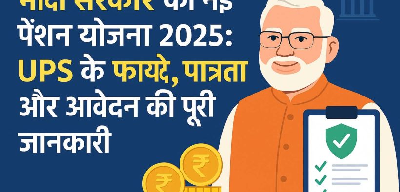 मोदी सरकार की पेंशन योजना UPS 2025 के लाभ, पात्रता और आवेदन प्रक्रिया से जुड़ी जानकारी
